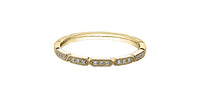 10k Yellow Gold Diamond Antique Milgrain Stacker Ring | 0.08ct | Whistler Keepsake