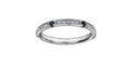 10k Gold Diamond & Blue Topaz Stacker Ring | Whistler Keepsake