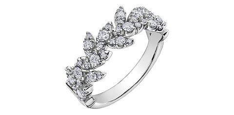 10k Diamond Laurel Wreath Anniversary Ring