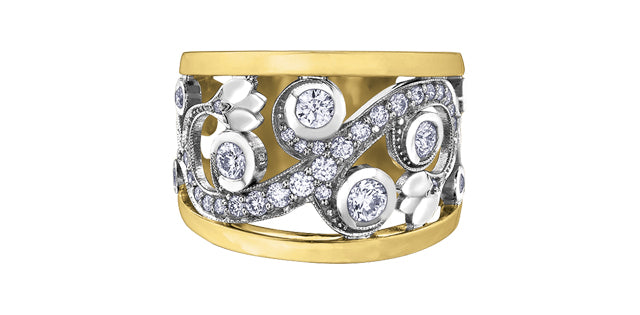 Canadian Diamond Seasons Dinner Ring | Keir Fine Jewellery Whistler Statement Ring