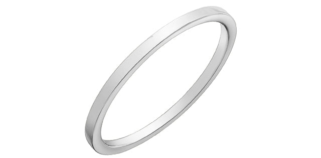 10k Gold 1mm Stacker Band Ring | Whistler Keepsake