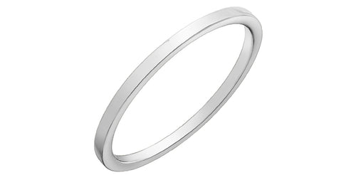 10k Gold 1mm Stacker Band Ring | Whistler Keepsake