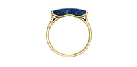 10k Yellow Gold Lapis Stacker Ring | Whistler Keepsake