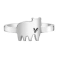 Sterling Silver Jeanie Bear Ring