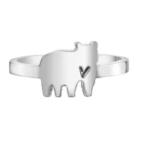 Sterling Silver Jeanie Bear Ring | Ethical Whistler Gift | Handcrafted in Canada