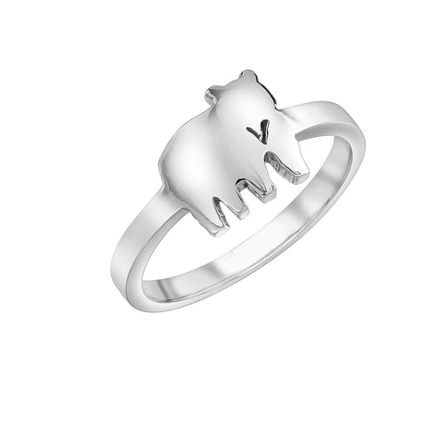 Sterling Silver Jeanie Bear Ring