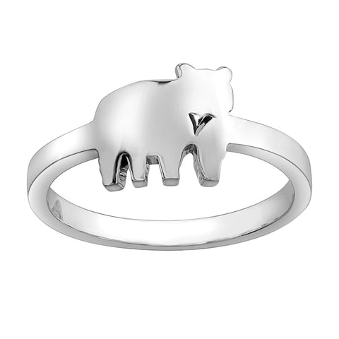 Sterling Silver Jeanie Bear Ring
