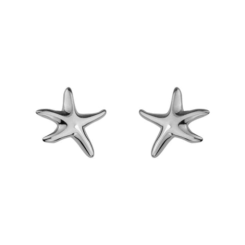 Sterling Silver Starfish Earrings