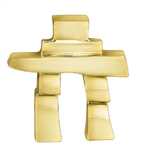 14k Yellow Gold Inukshuk Pendant | Small, Medium & Large | Whistler Keepsake