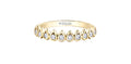 14k Yellow Gold Diamond Stacker Ring