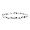 14k White Gold and Diamond Tennis Bracelet