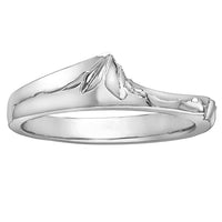14k White Gold Canadian Diamond Whistler Mountain Ring | Whistler Keepsake