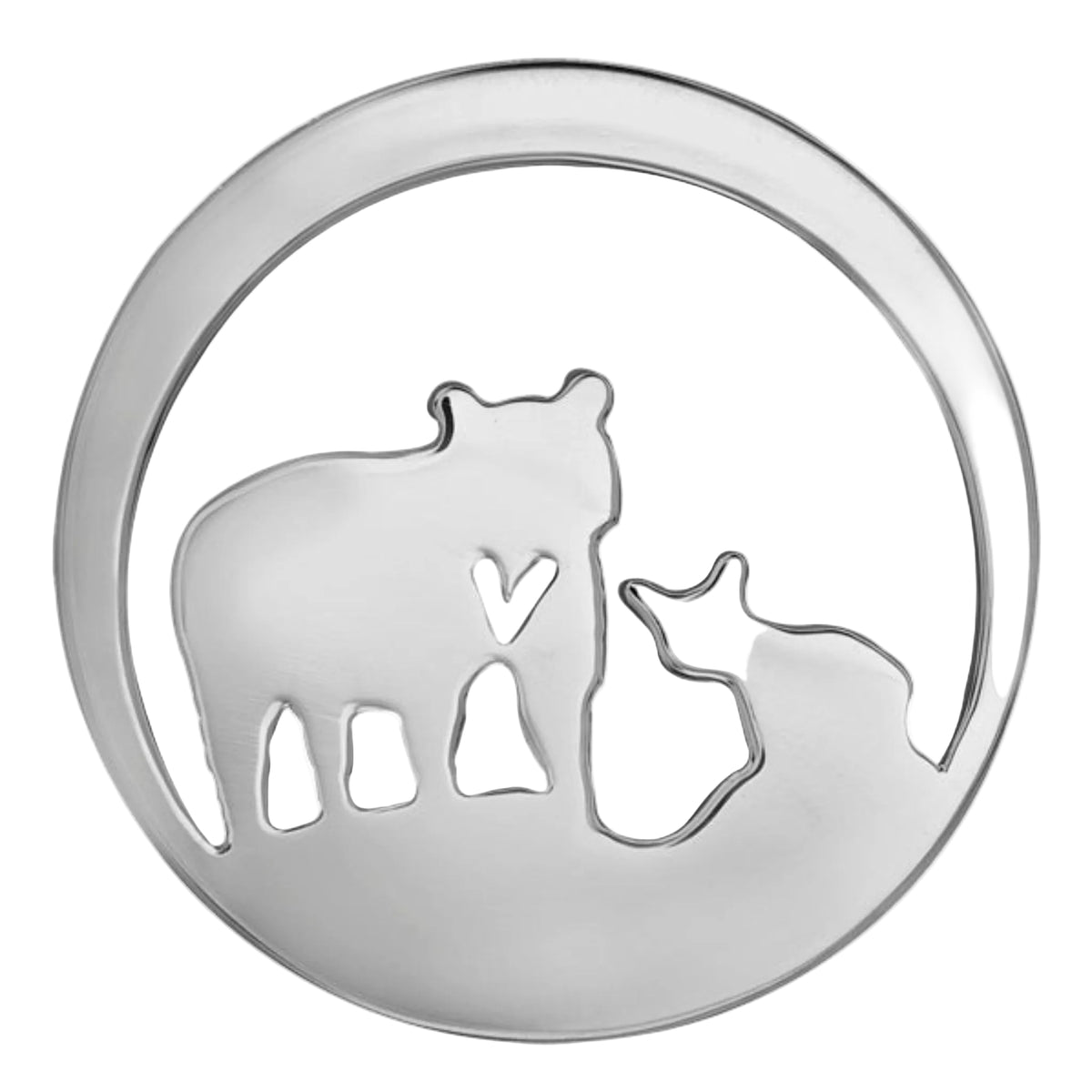 Sterling Silver Jeanie Bear Pendant