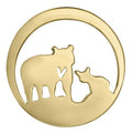 14k Canadian Gold Jeanie Bear Pendant - Small
