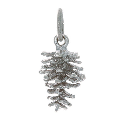 Sterling Silver Pine Cone Charm